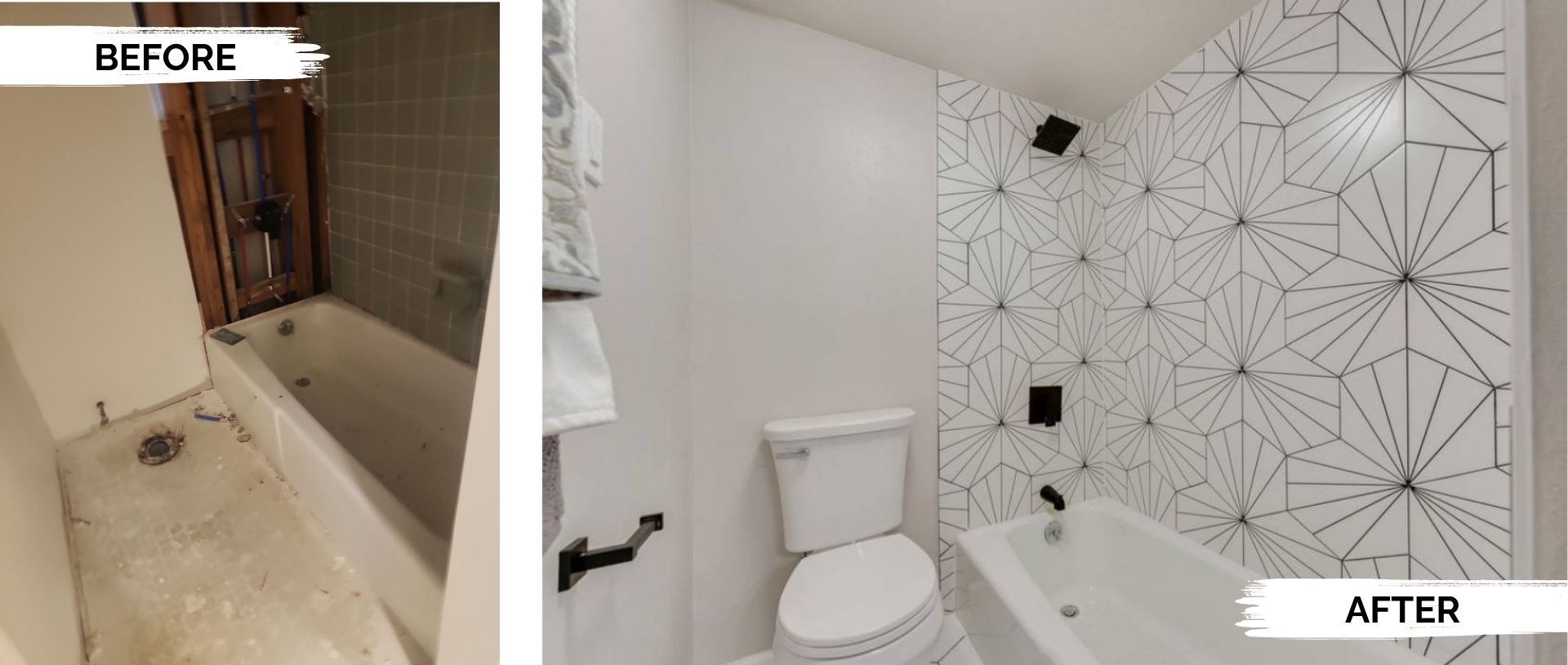Bathroom tile remodel