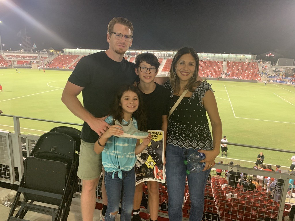Tom and family