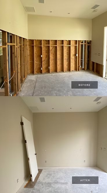 Room renovation - framing to finished